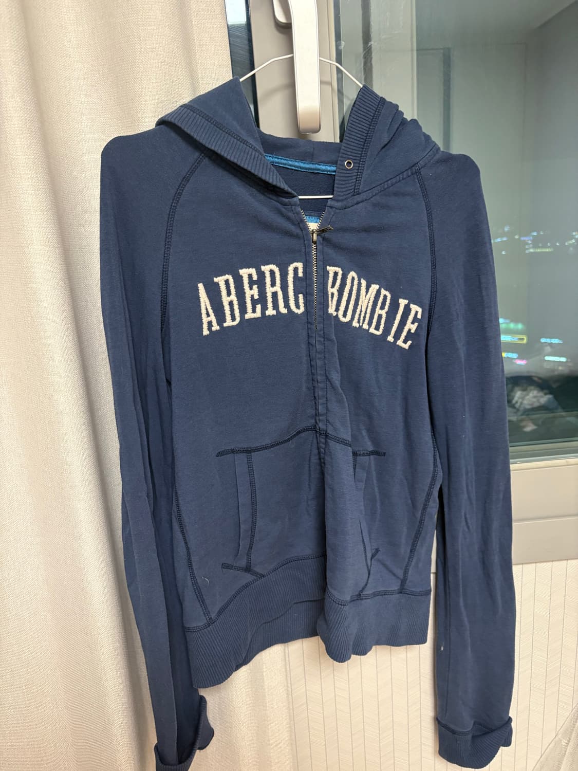 아베크롬비 후드집업 네이비 L 상품이미지1