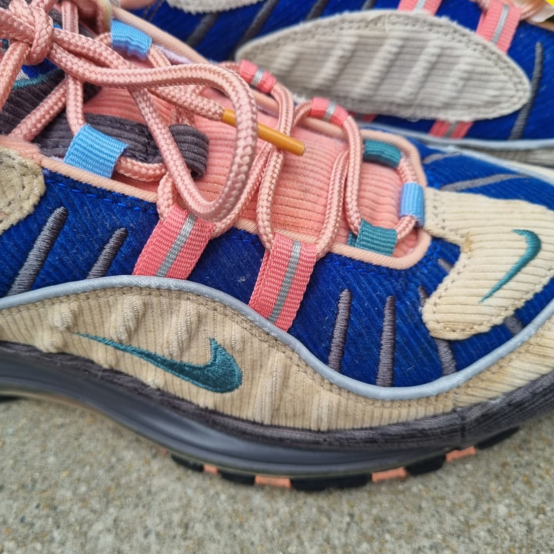 나이키 에어맥스98 코듀로이 데저트샌드 크X가격46만 크린토피아세탁완료 상품이미지6