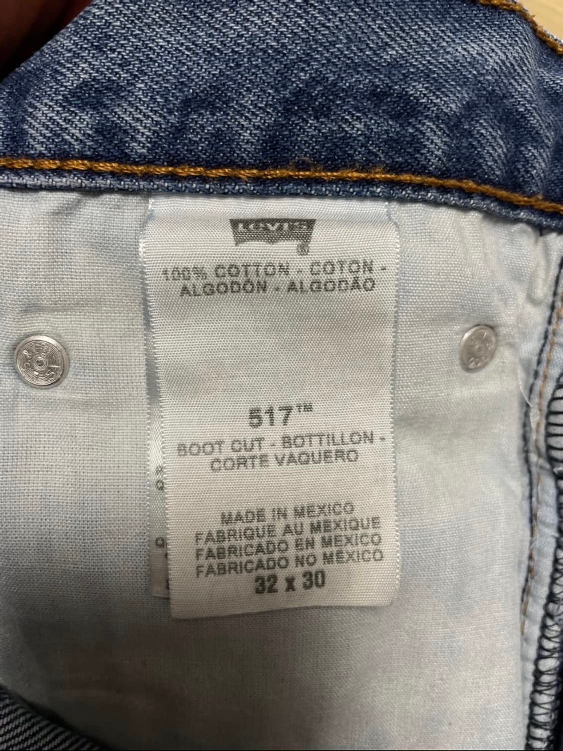 빈티지 리바이스 517 팝니다 상품이미지6