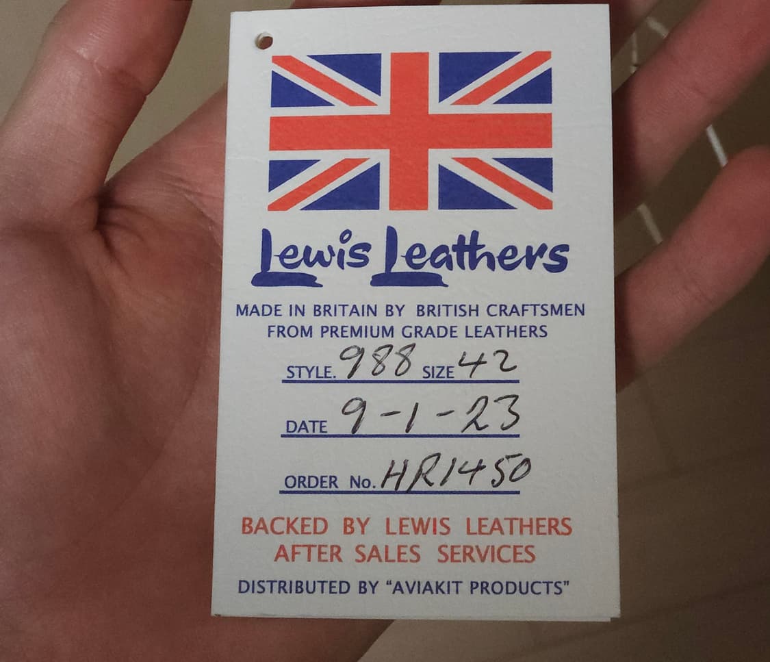 (42) 루이스레더 988 웨스턴 홀스하이드 레더 자켓 블랙 상품이미지7