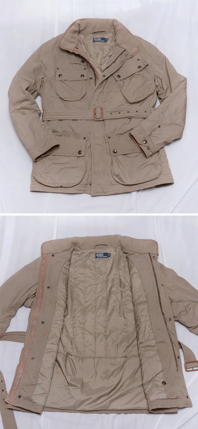 폴로 랄프로렌 벨티드 야상 패딩 라이더 자켓 (XL / 105+) 상품이미지2
