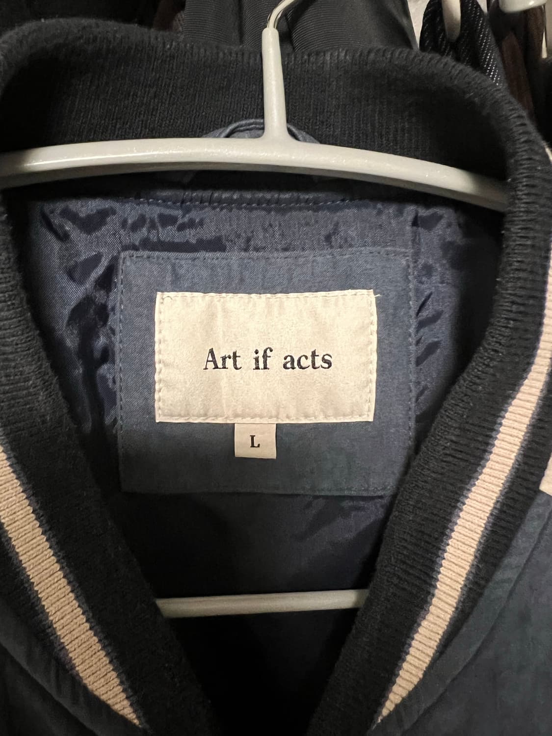 Art if acts Vintage Souvenir Jacket 네이비 상품이미지3