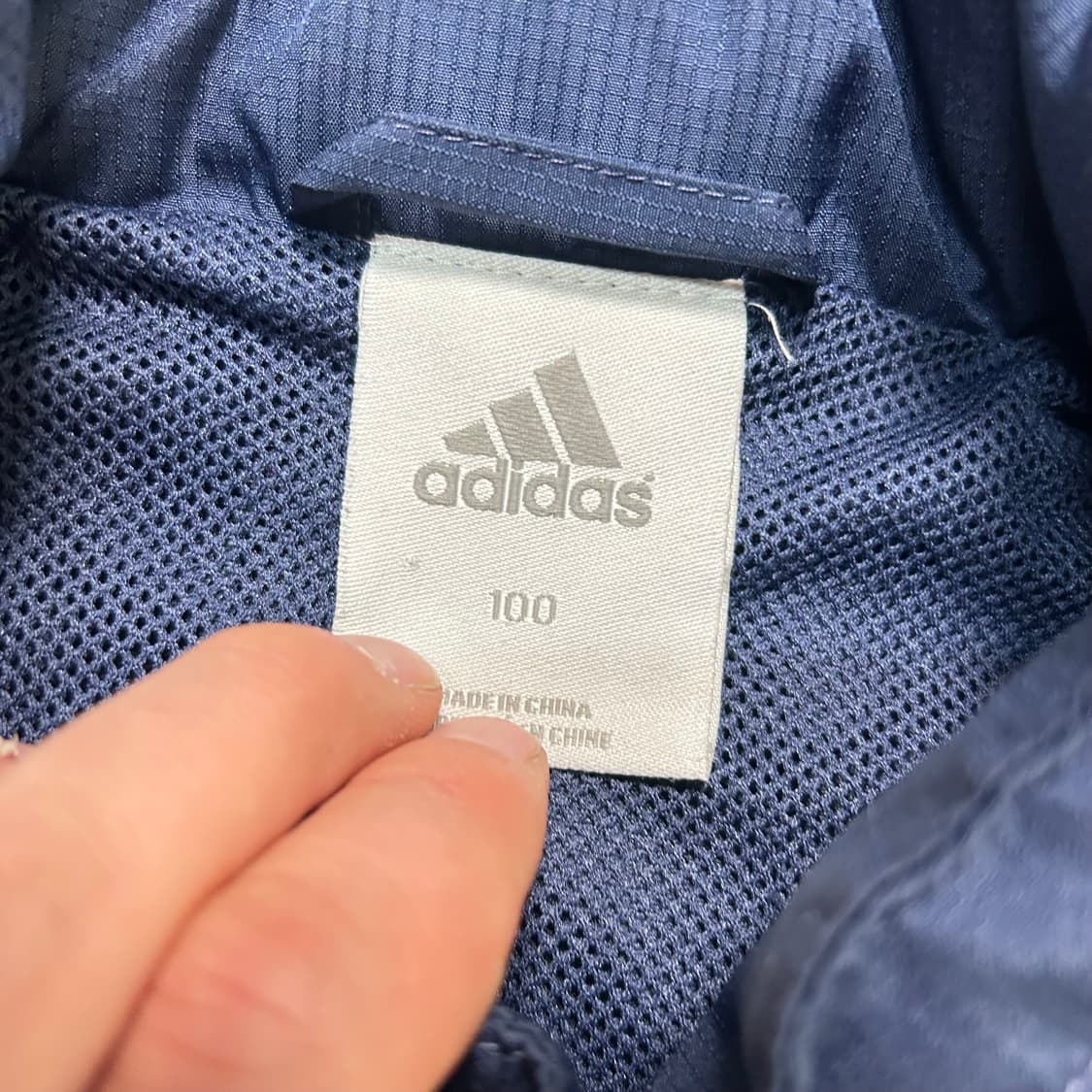 아디다스 레알 마드리드 네이비 바람막이 상품이미지5