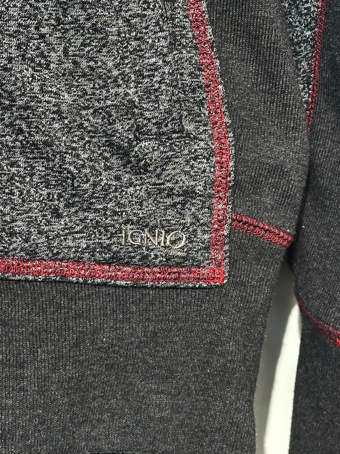 레드 스티치 투웨이 집업 상품이미지5