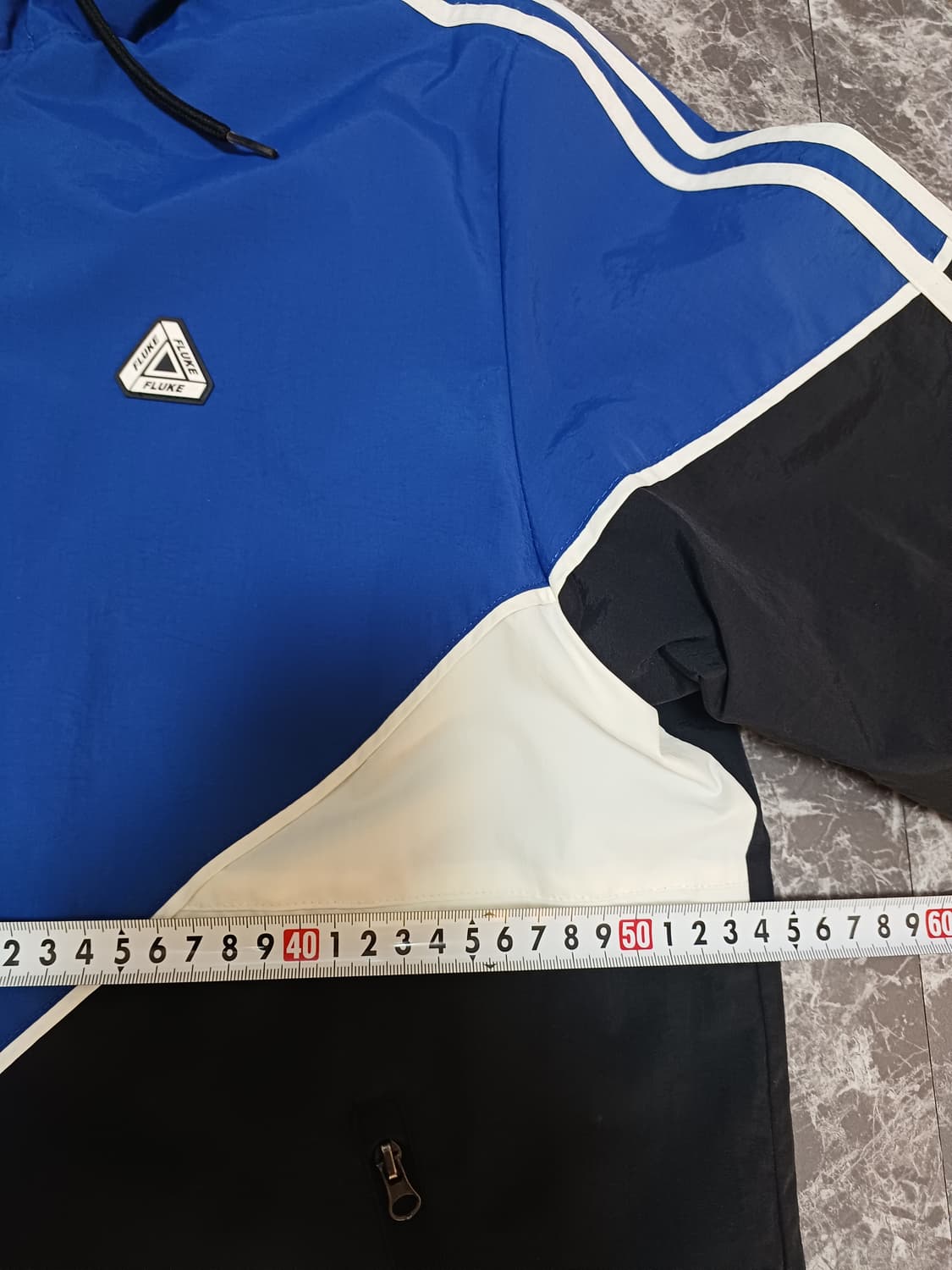 플루크(FLUKE) 배색 후드 바람막이 자켓 L  상품이미지9