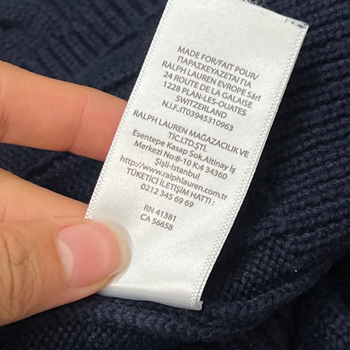 [100] 폴로 랄프로렌 반집업 니트 상품이미지5