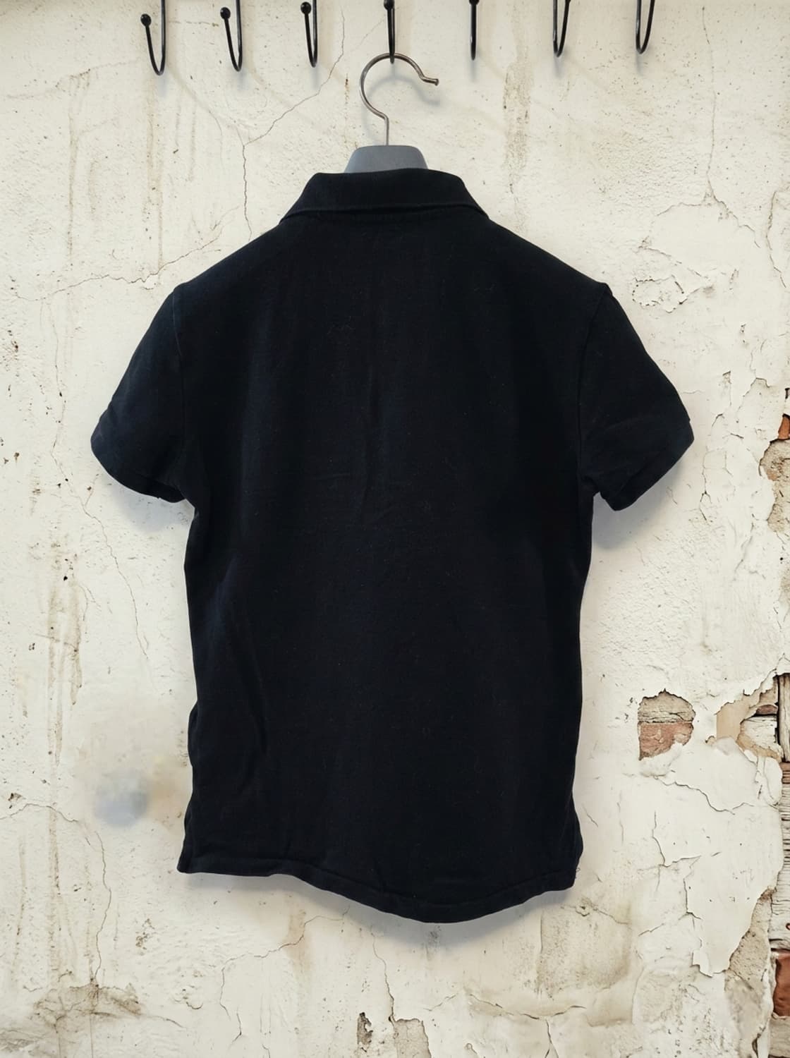 폴로 랄프로렌 여성 블랙 슬림핏 카라티 M 상품이미지2