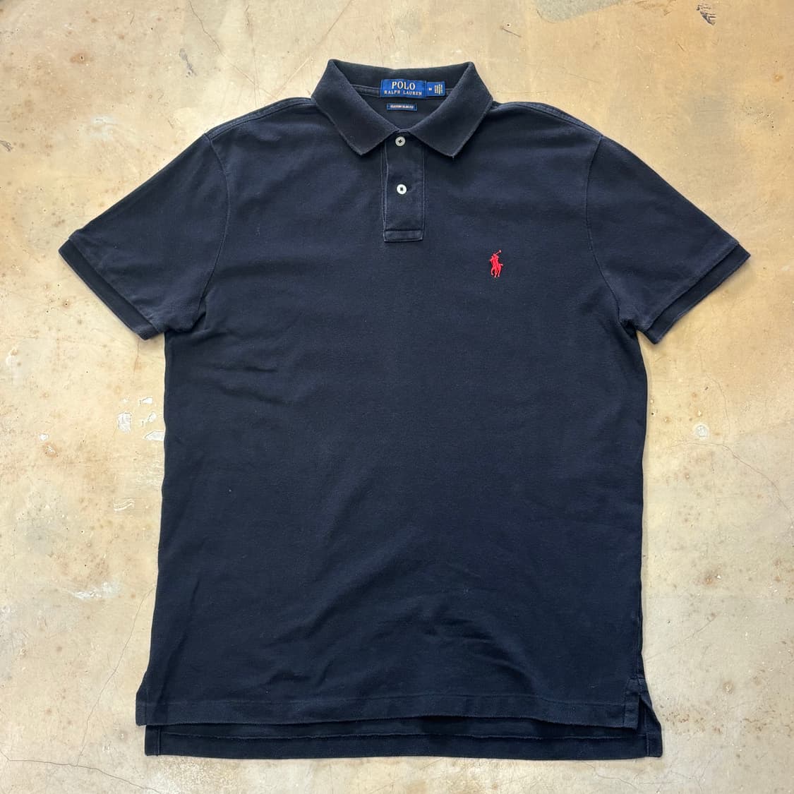 M 폴로랄프로렌 블랙 카라 반팔티  상품이미지2