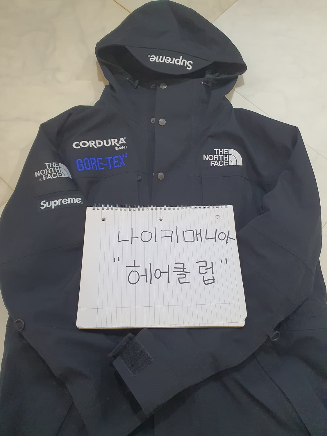 18fw 슈프림노스페이스 익스페디션 자켓 블랙 상품이미지1