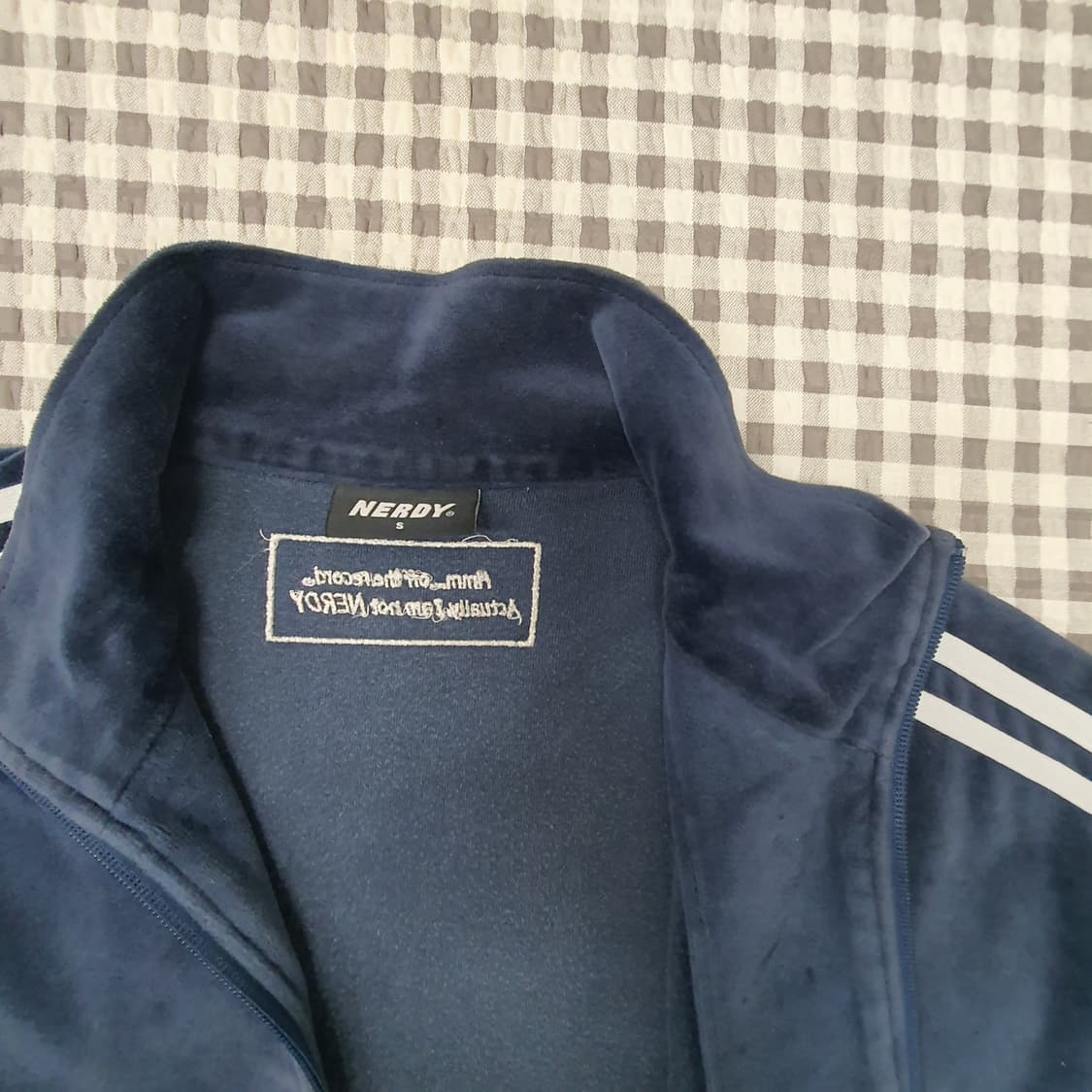 널디 벨벳 간절기 집업자켓 남자95~100 상품이미지6
