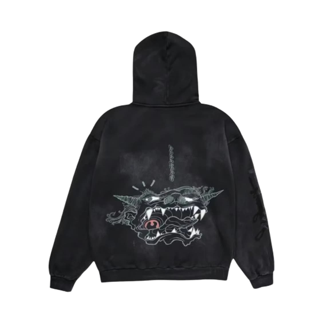 [L] 트래비스 스캇 × 프라그먼트 × 무라카미 다카시 리본 후드 집업 상품이미지2