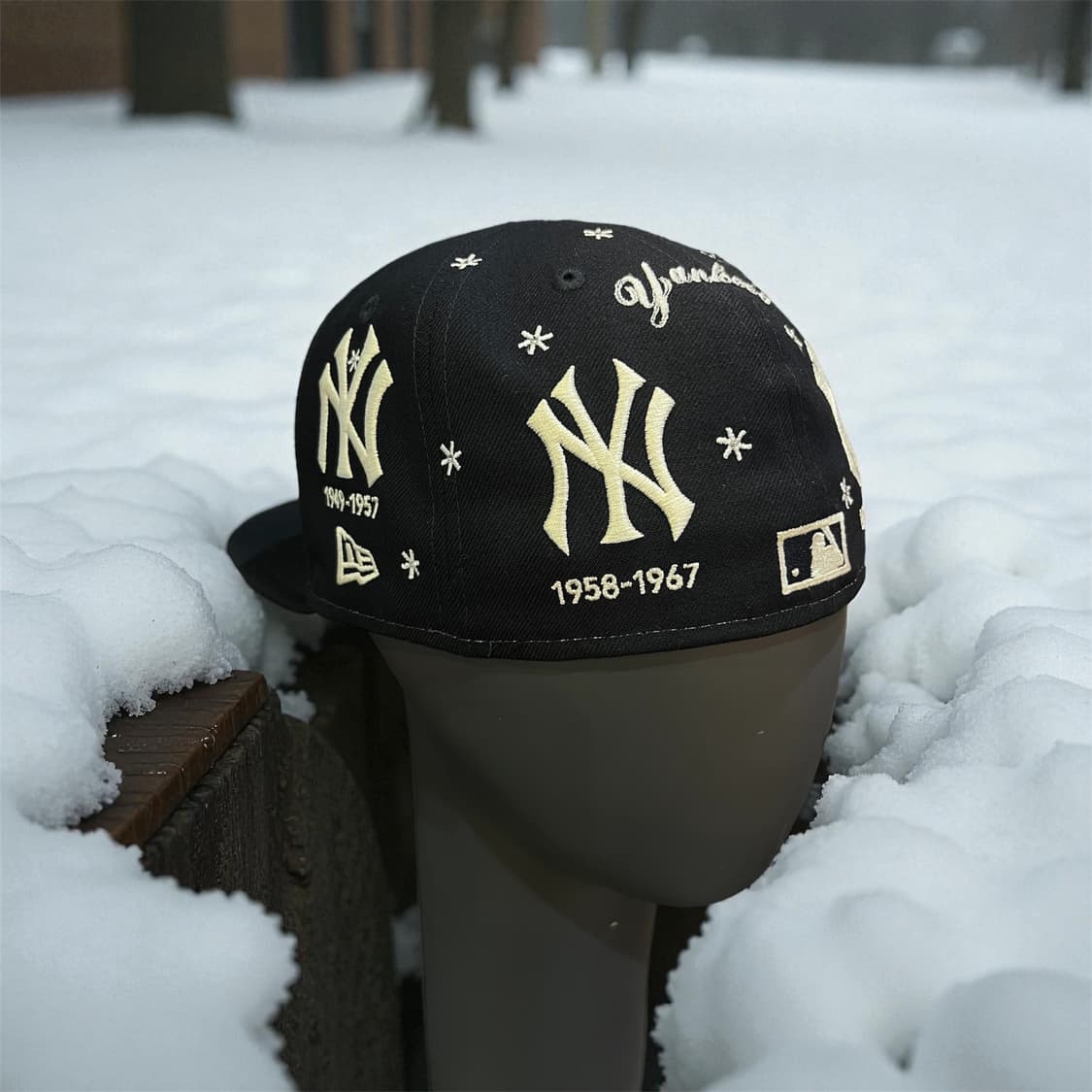 뉴에라 양키스 타임라인 스노우 라인스톤 커스텀 상품이미지2