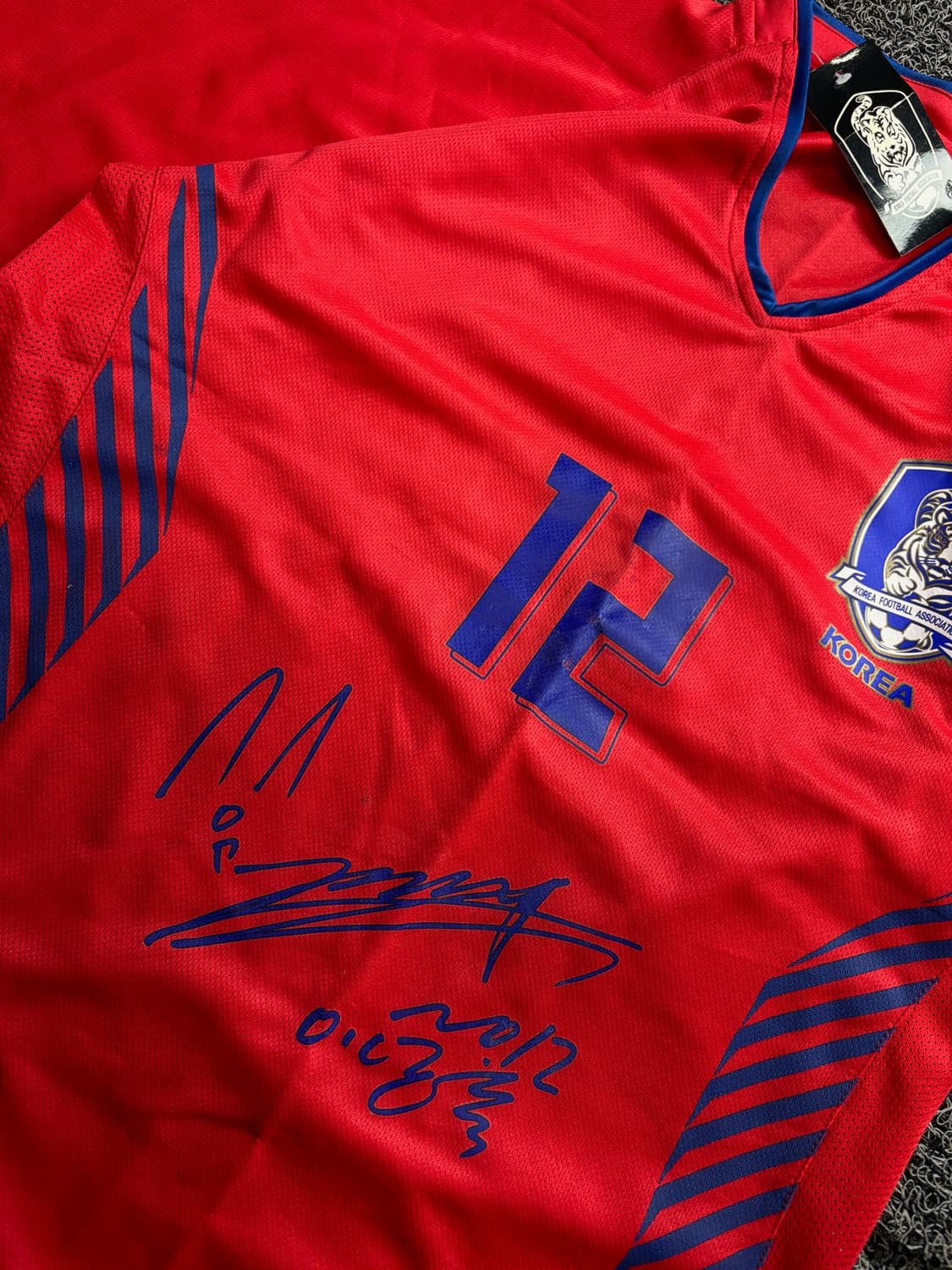 나이키 06-08 국대 이영표 싸인 풋볼 유니폼 2649 상품이미지3