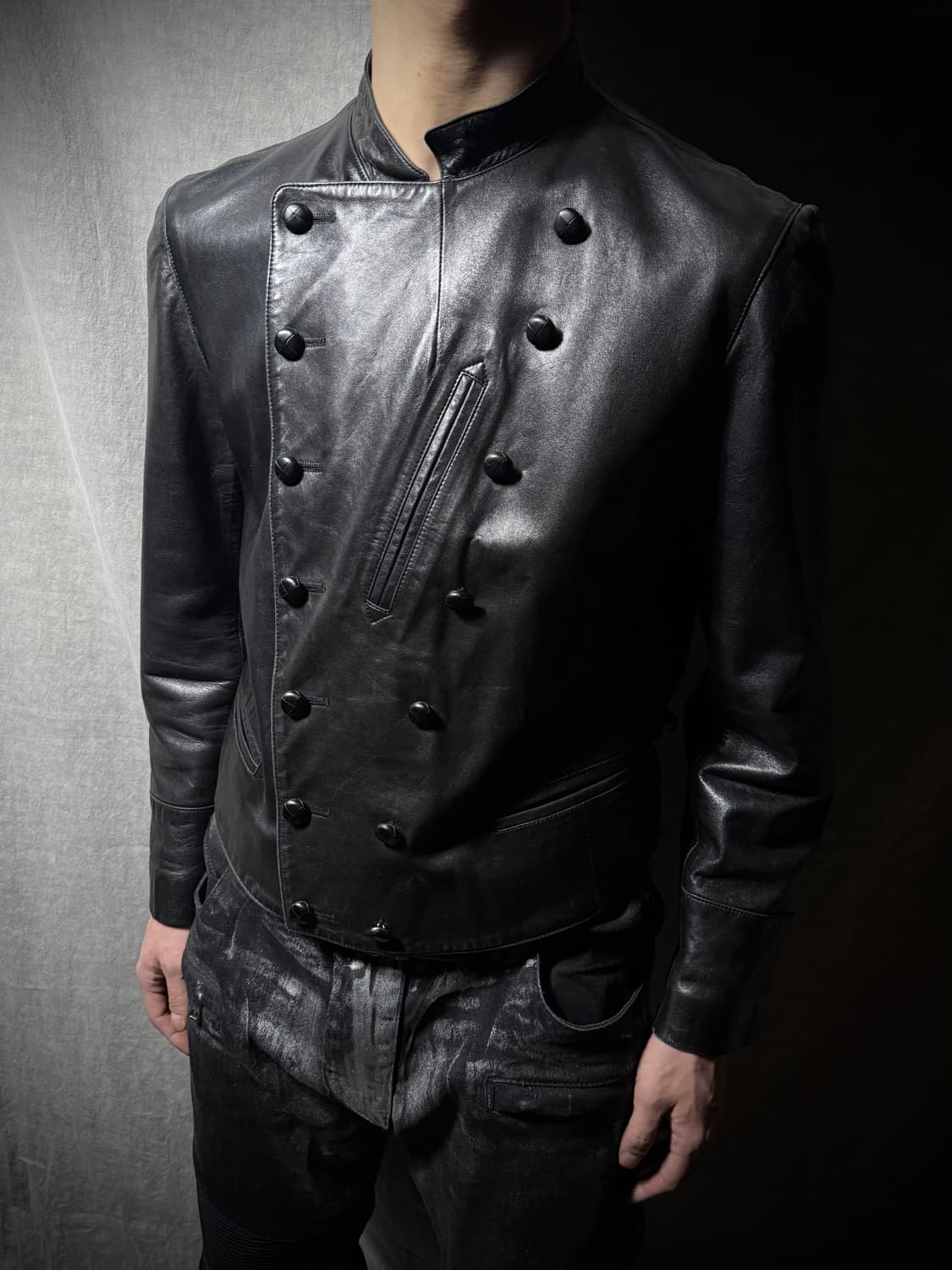 agnes b. Napoleon Leather Jacket 상품이미지2