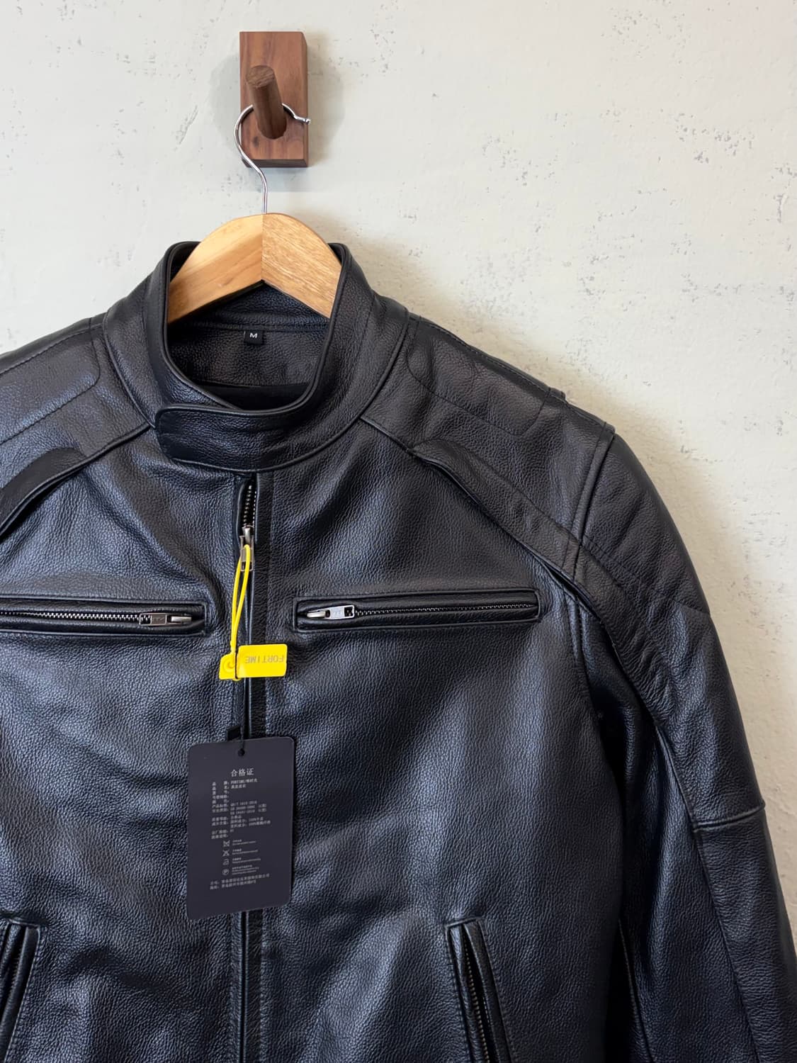 새상품 빈티지 레더 라이더 자켓 상품이미지3