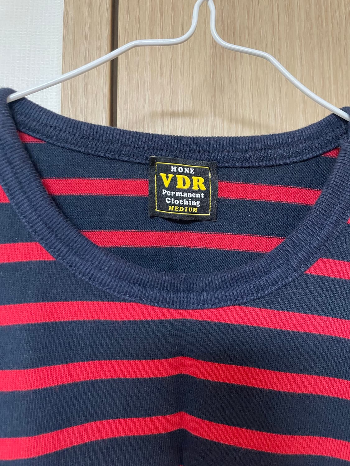 비디알(vdr) 스트라이프 보더 단가라 티셔츠 판매 상품이미지4