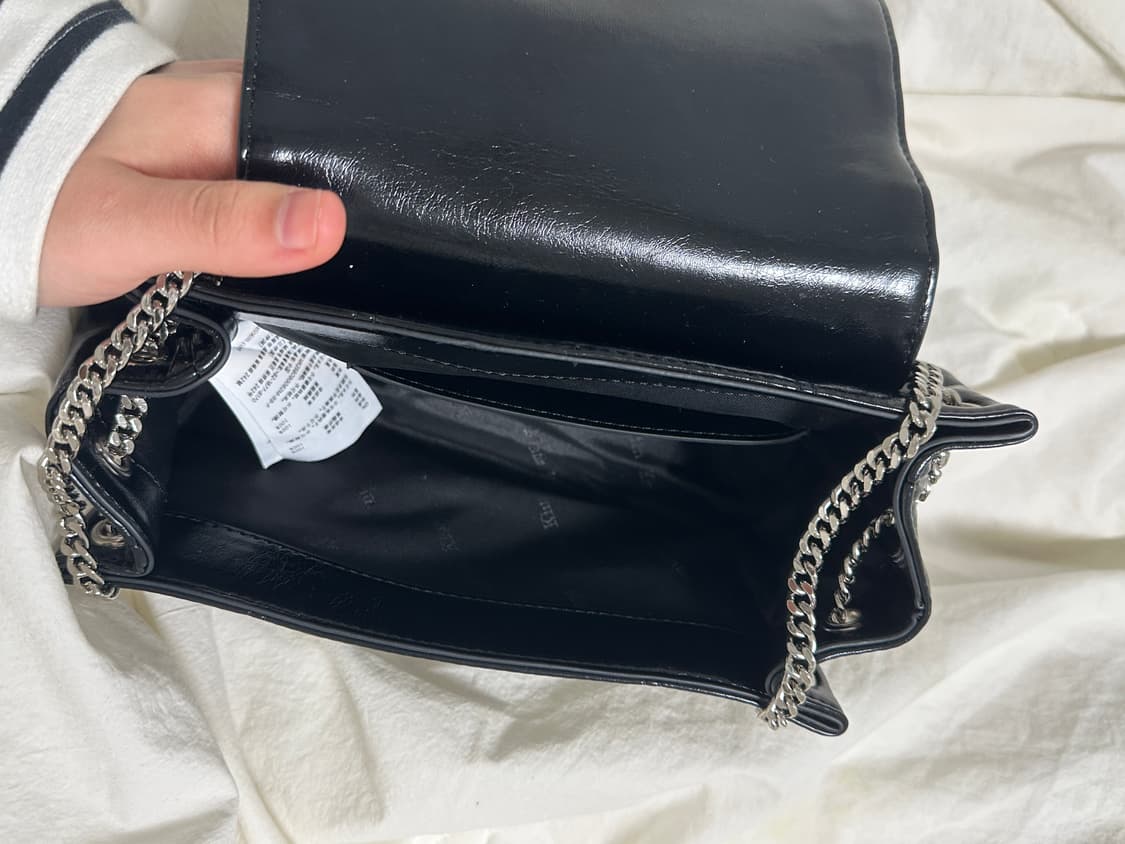 마뗑킴 블랙 체인 스몰 숄더백 상품이미지3