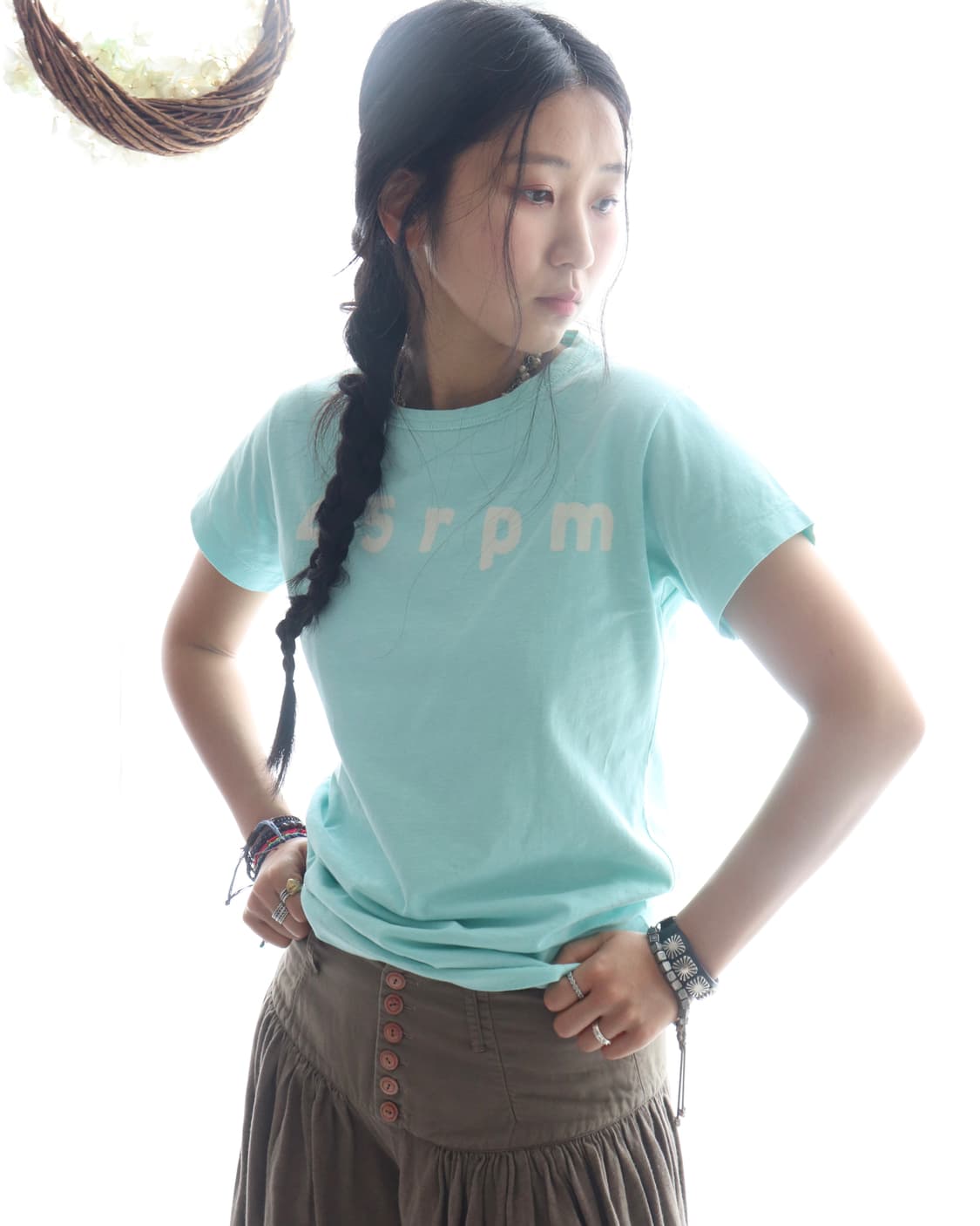 [45rpm] Mint Logo T-Shirt 상품이미지2