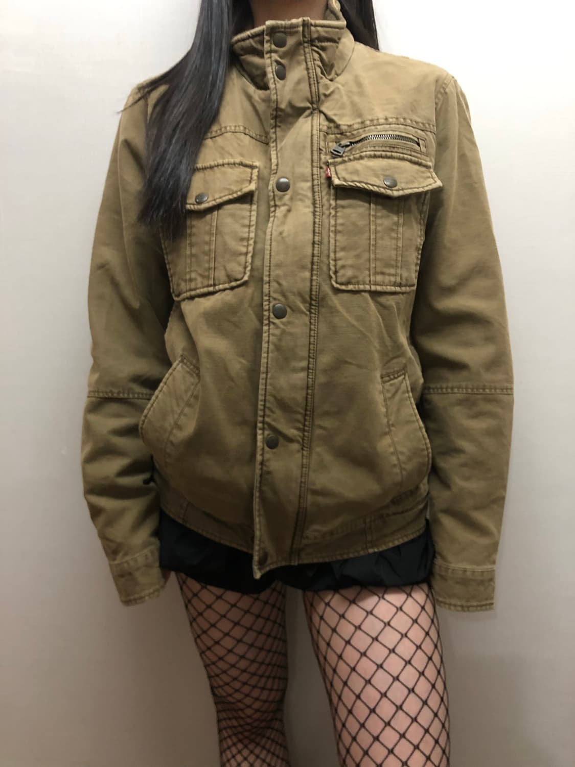 빈티지 리바이스 카키 펑크 자켓 상품이미지7