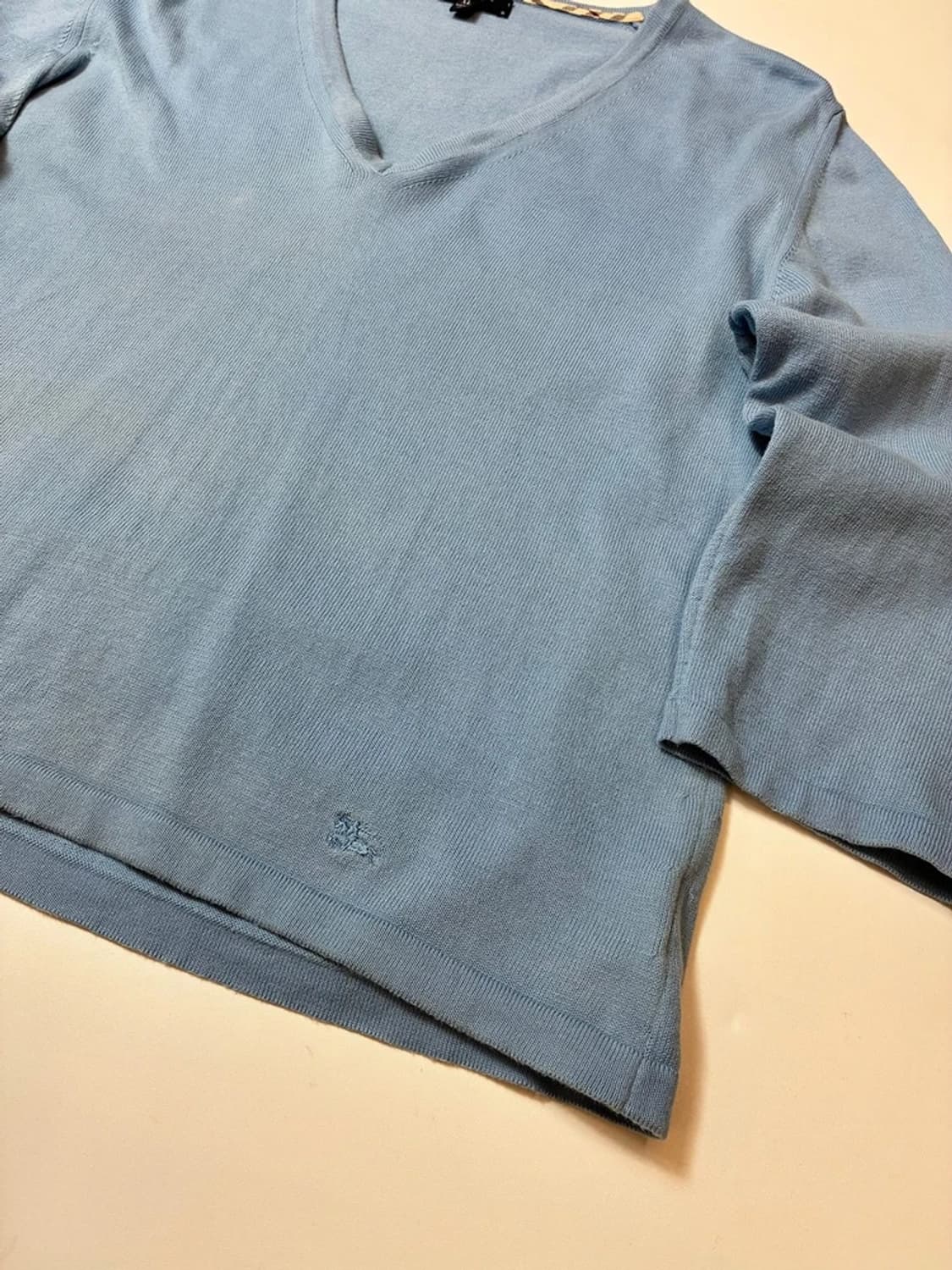 버버리 00's 코튼 브이넥 7부 니트 PN8373 상품이미지3