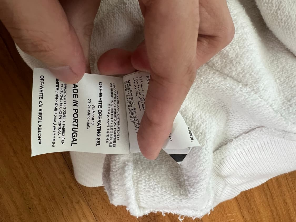 버질 아블로 시절 오프화이트 후드티 s  상품이미지8