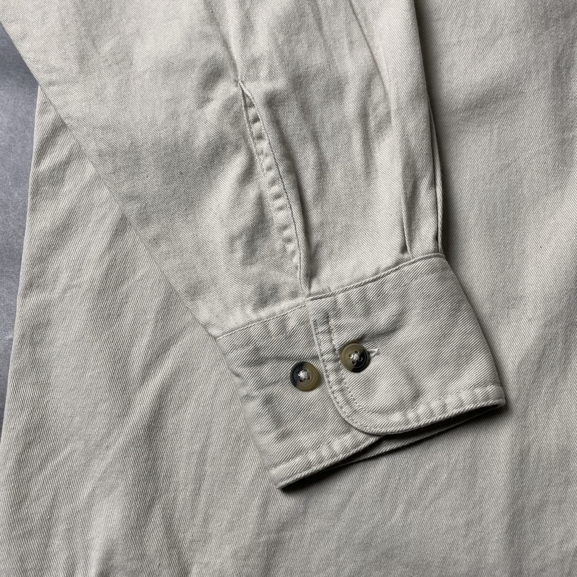 WRANGLER 랭글러 빈티지 아이보리 코튼 셔츠 A00588 상품이미지5