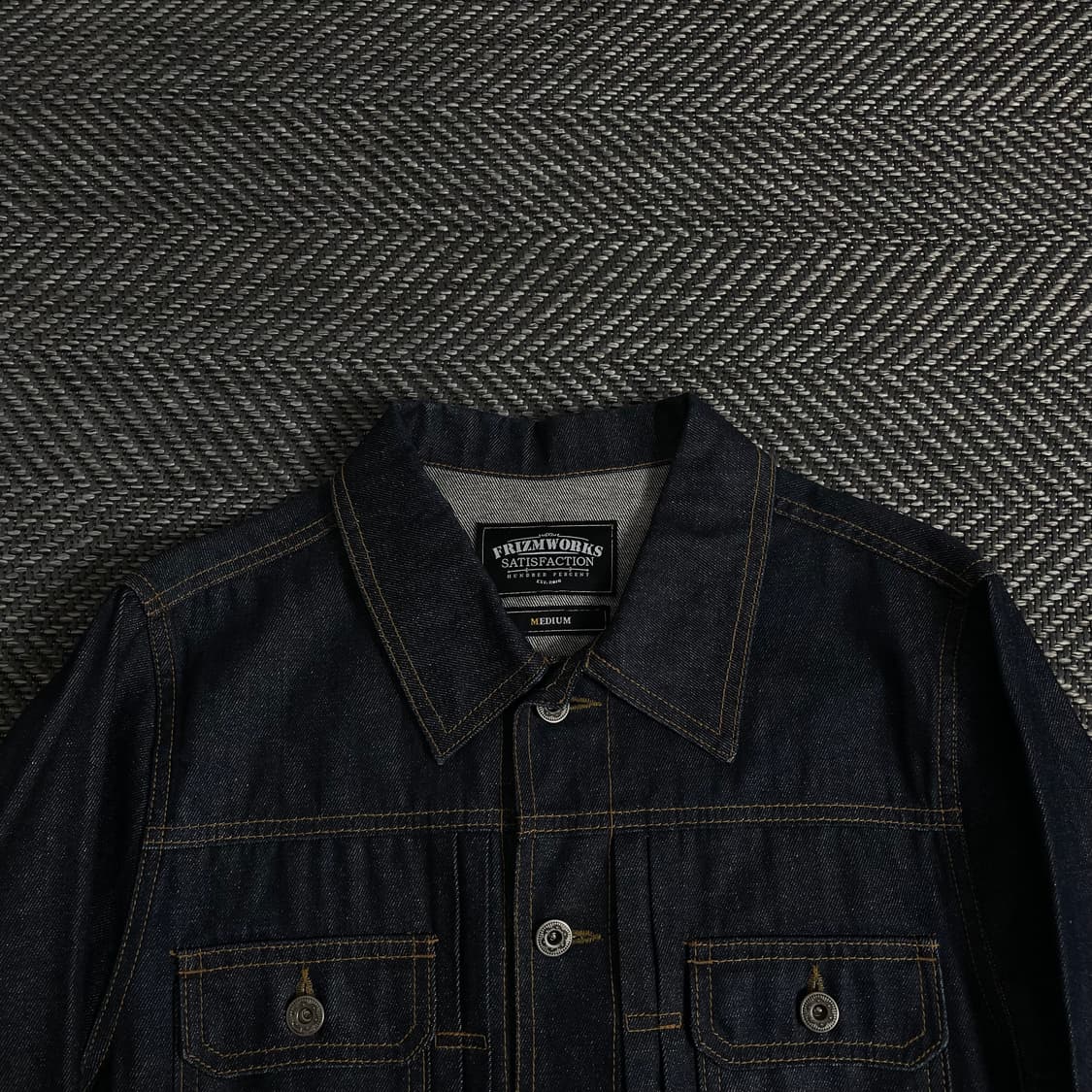 프리즘웍스 아메카지 생지 데님 트러커 자켓y 3040 상품이미지4