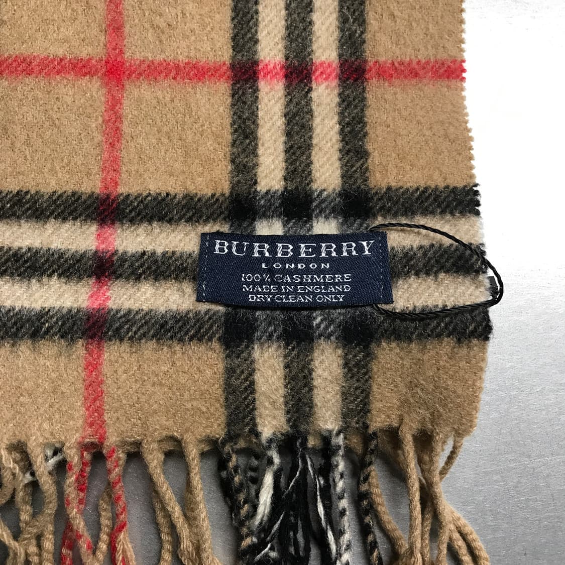 버버리 정품 캐시미어 머플러 베이지 상품이미지3