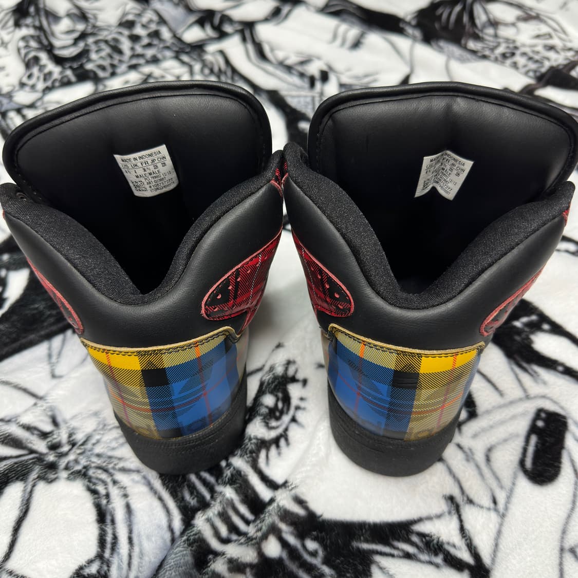 아디다스 제레미스캇 인스팅트 하이 타탄체크 상품이미지5