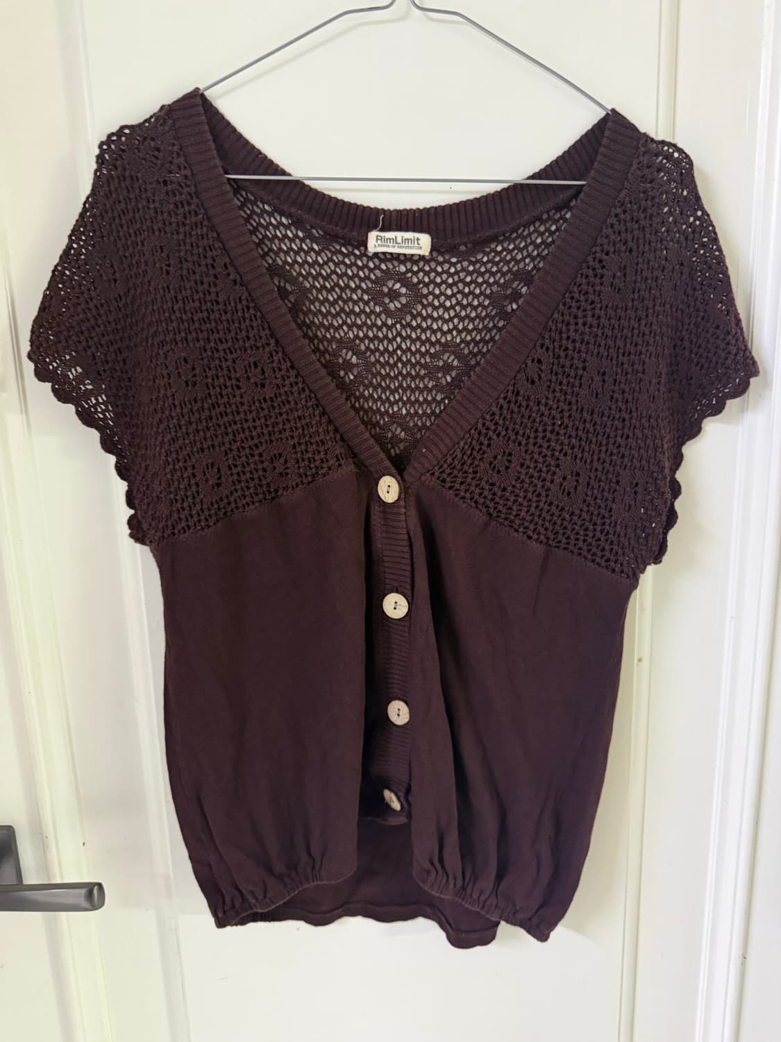 브라운 스커트 + 니트 가디건 세트 / 모리걸 세트 / 페어리 / 하구미 상품이미지2