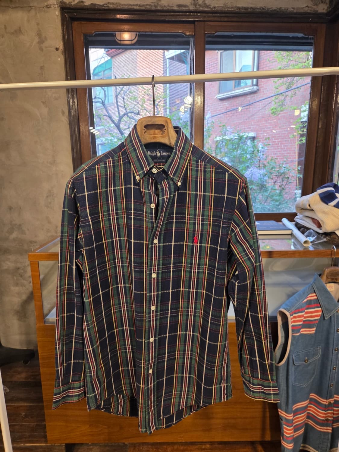 폴로랄프로렌 시어써커 버튼다운셔츠  상품이미지4