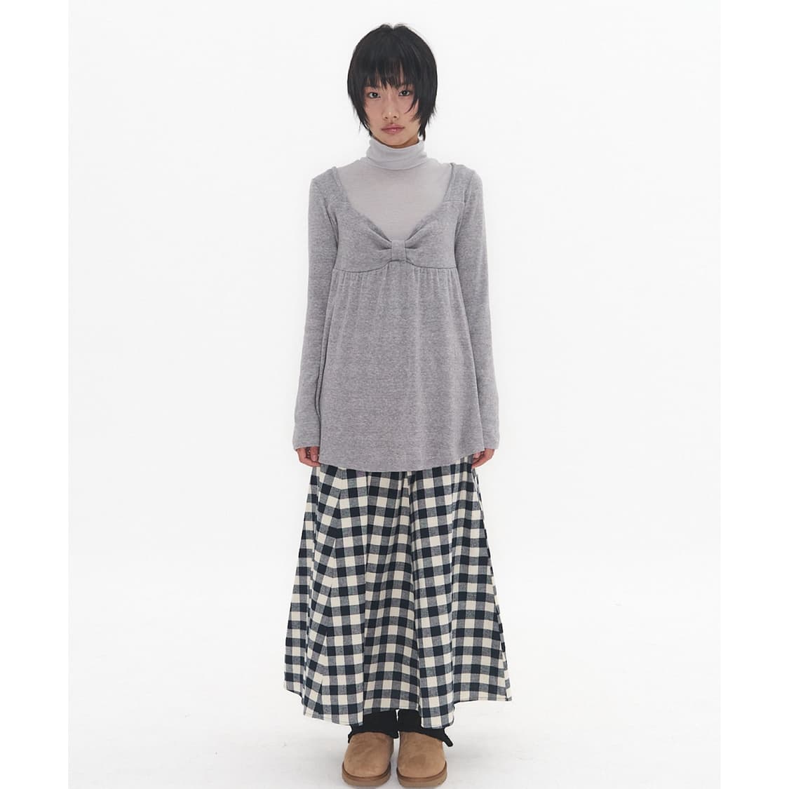 익스파이어드걸 밤비 소프트 탑 라이트그레이 상품이미지7