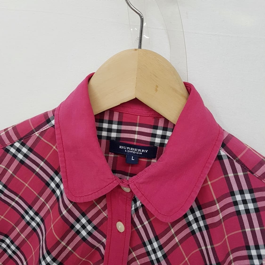 BURBERRY 버버리 런던 셔츠 와인 상품이미지2