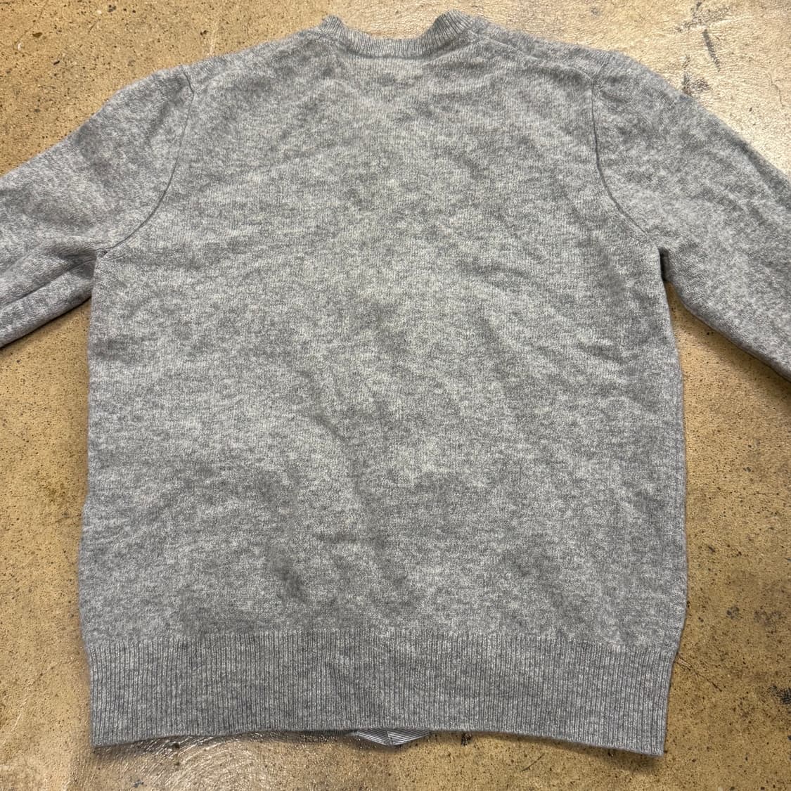 꼼데가르송 그레이 니트 가디건 상품이미지4