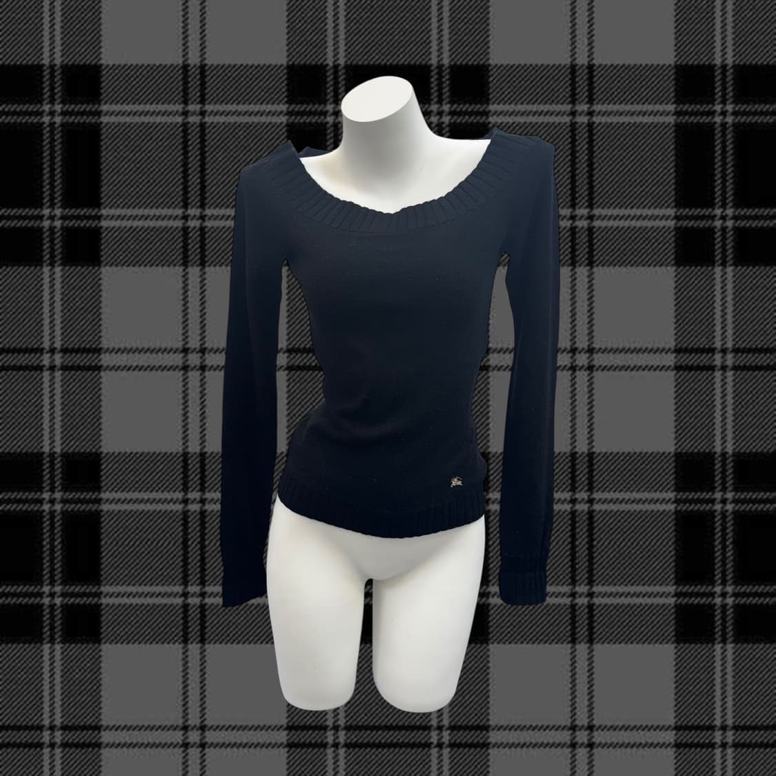 Burberry cashmere open-shoulder top 상품이미지2