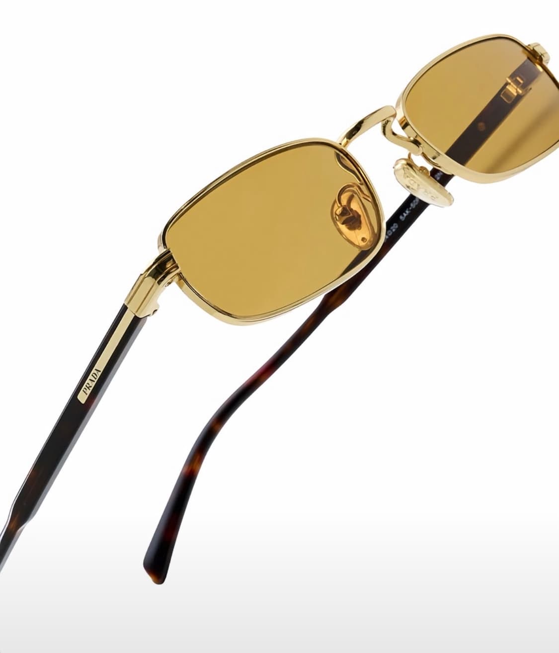 프라다 선글라스 더 아이코닉 메탈 플라크 허니 렌즈 상품이미지1