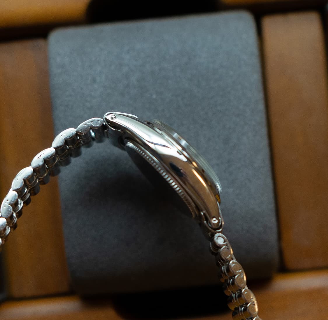 롤렉스 오이스터 프리시전 25mm 엔진턴 베젤 시계 상품이미지4