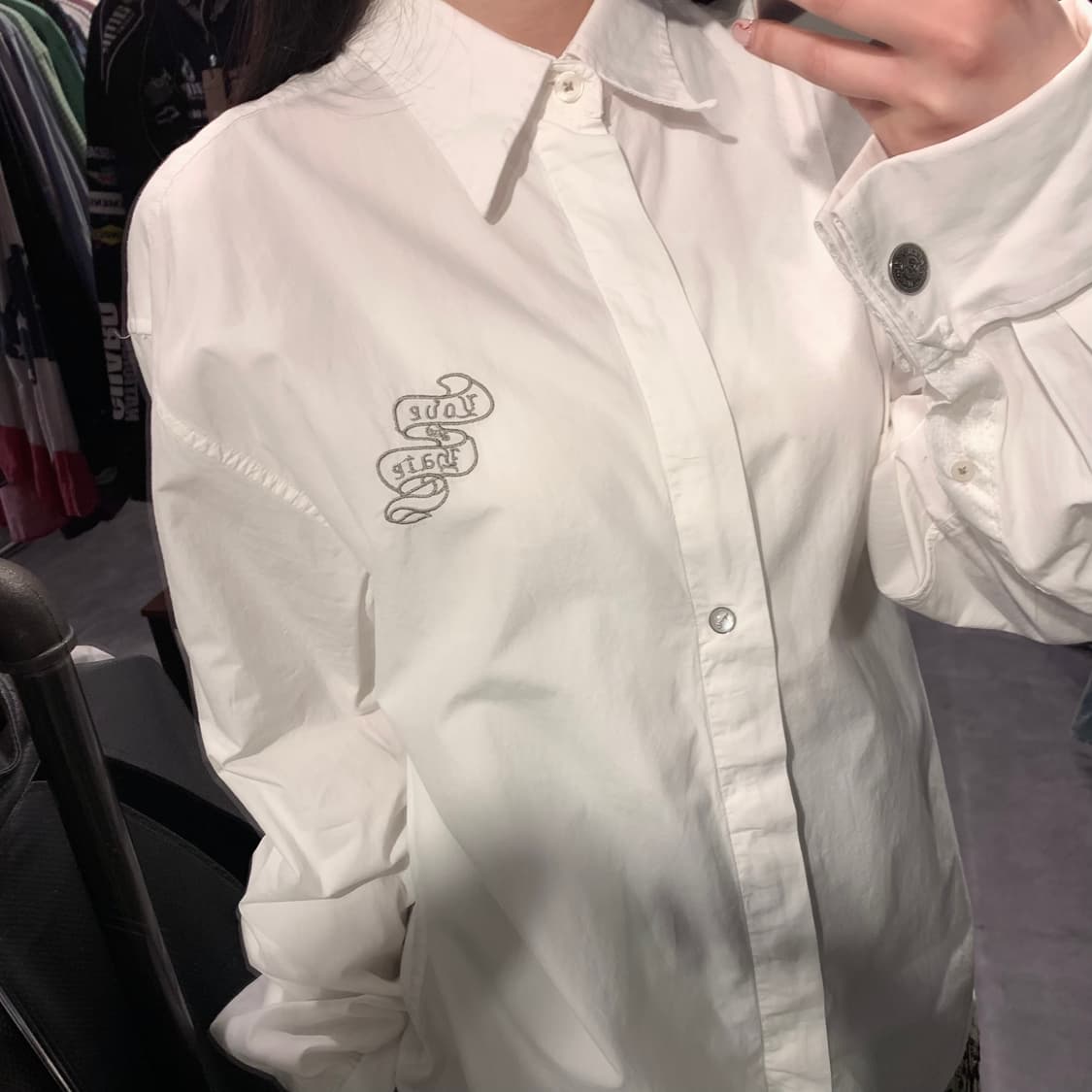 [IM] 펜더 커스텀샵 화이트 자수 셔츠 상품이미지4