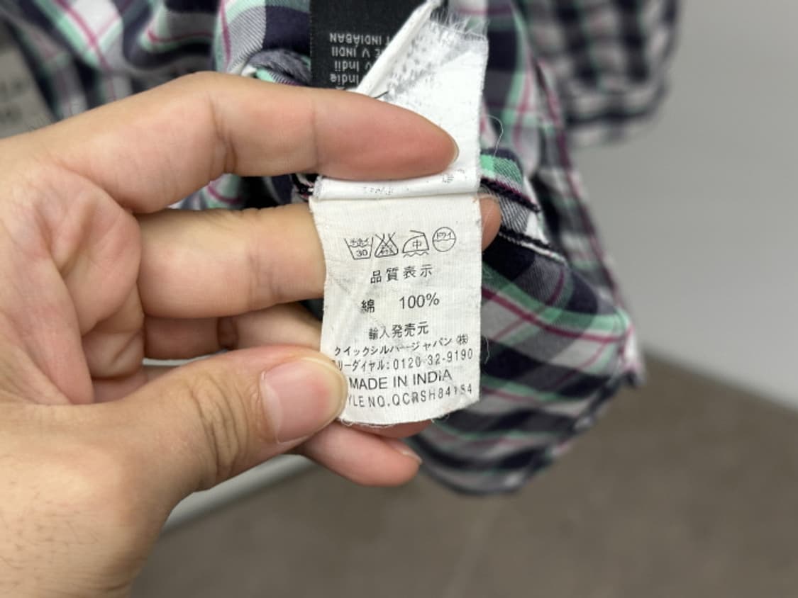 QUICK SILVER 웨스턴 셔츠 (L) 상품이미지7