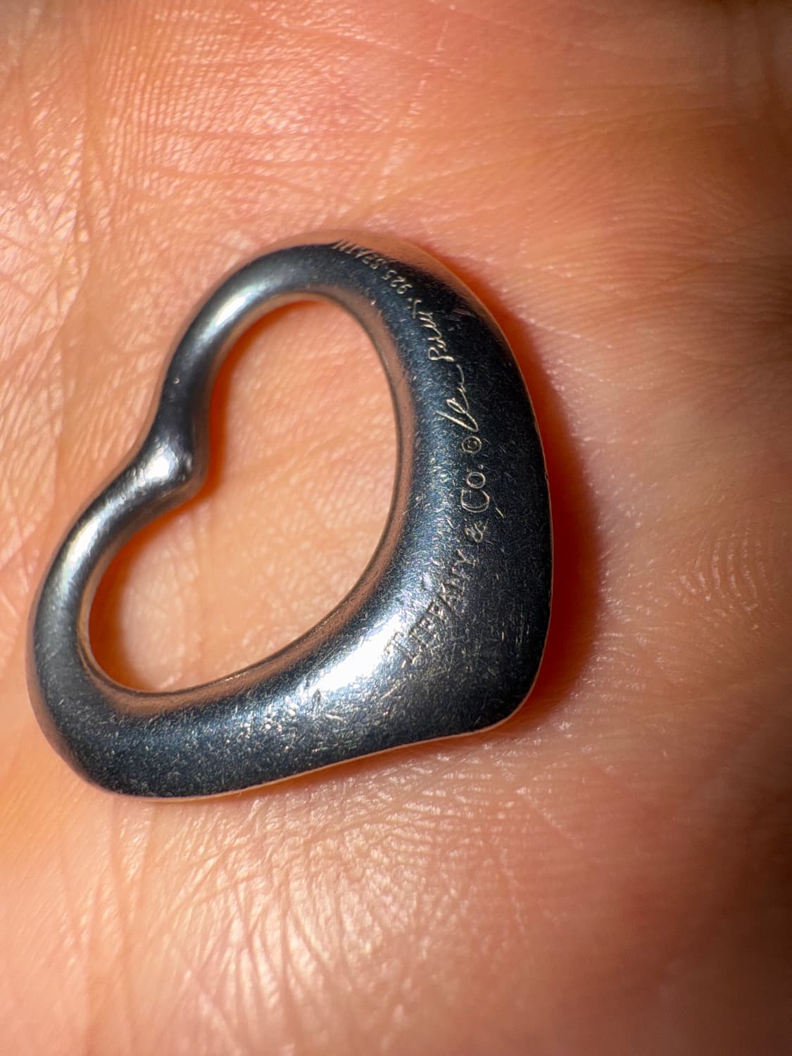 티파니앤코 오픈 하트 펜던트(줄 없음) 상품이미지2