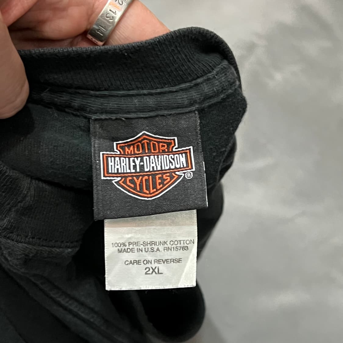  USA 할리데이비슨 플레임 반팔티 y15686 상품이미지5