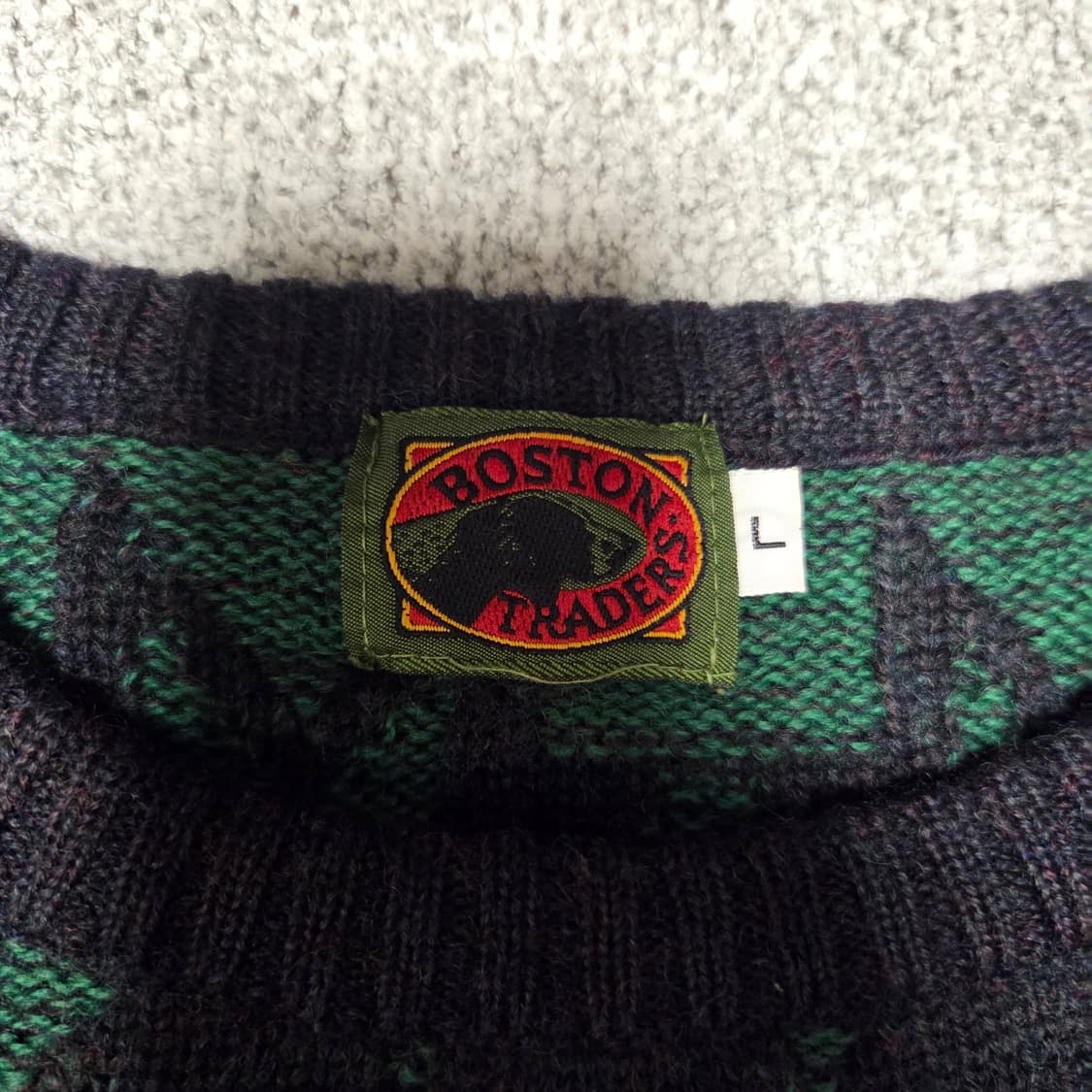 Boston Traders 빈티지 노르딕 울 니트 L(100) 상품이미지5