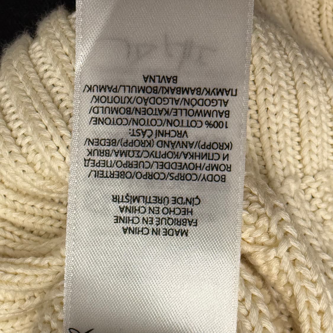 폴로 랄프로렌 모리 화이트 꽈배기 니트  상품이미지6