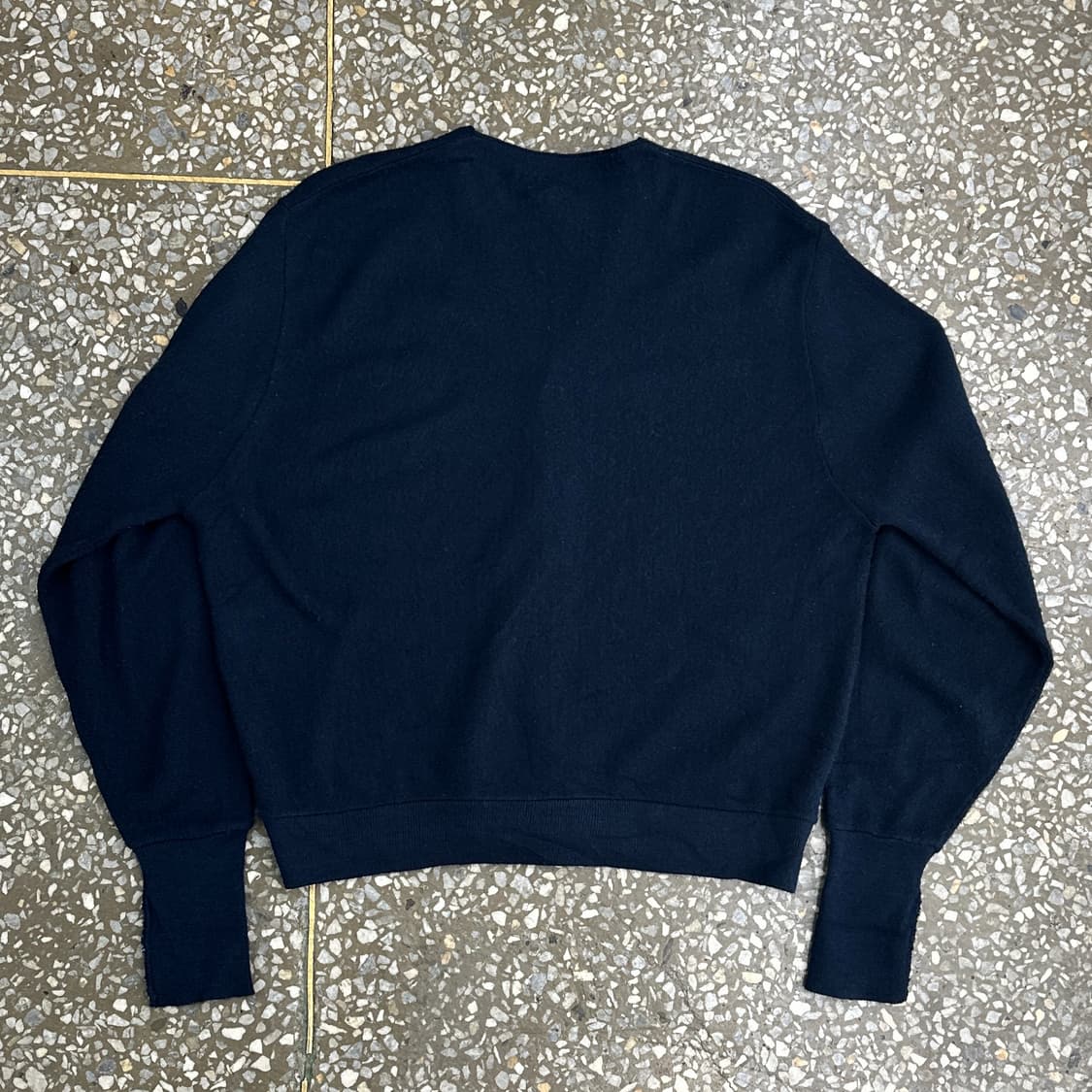 80s USA 아이조드 라코스테 아크릴 니트 가디건 L 상품이미지2