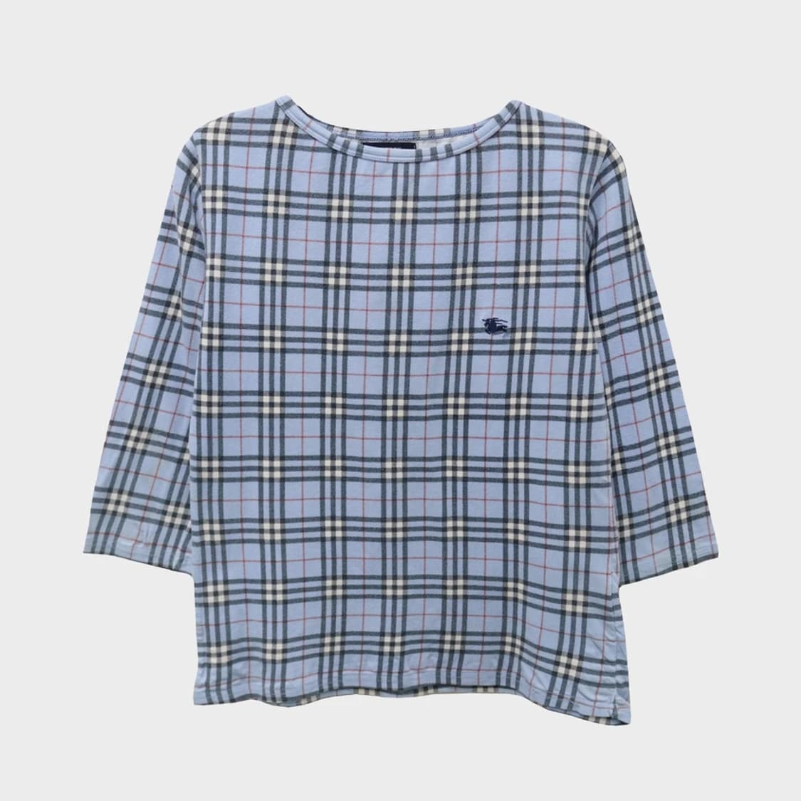 버버리 런던 체크 패턴 긴팔 티셔츠 63246 상품이미지1