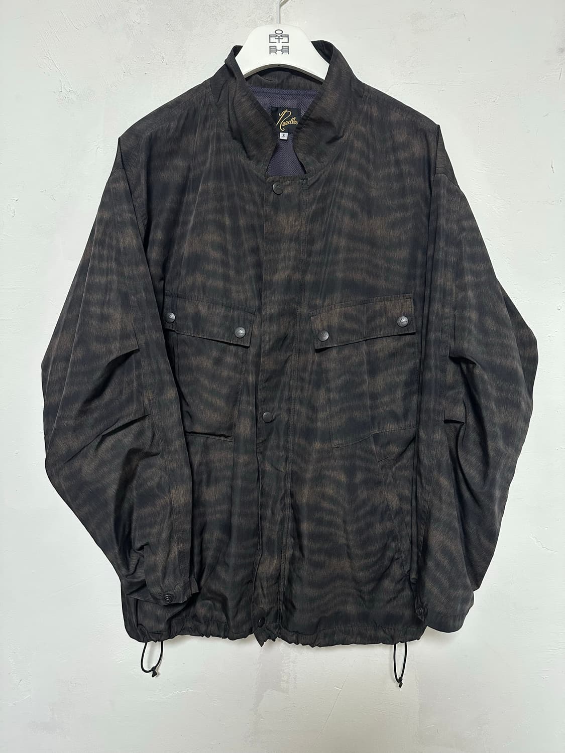 Needles cp jacket animal printed brown 상품이미지1