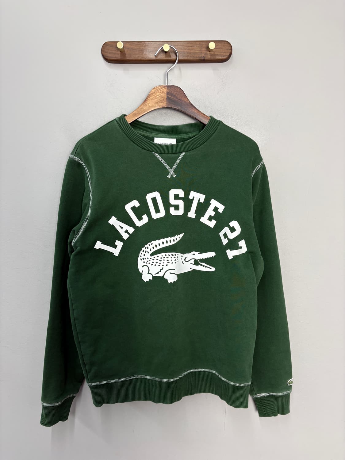 라코스테 빅크록 레터링 그린 스웻셔츠 A3569 상품이미지2