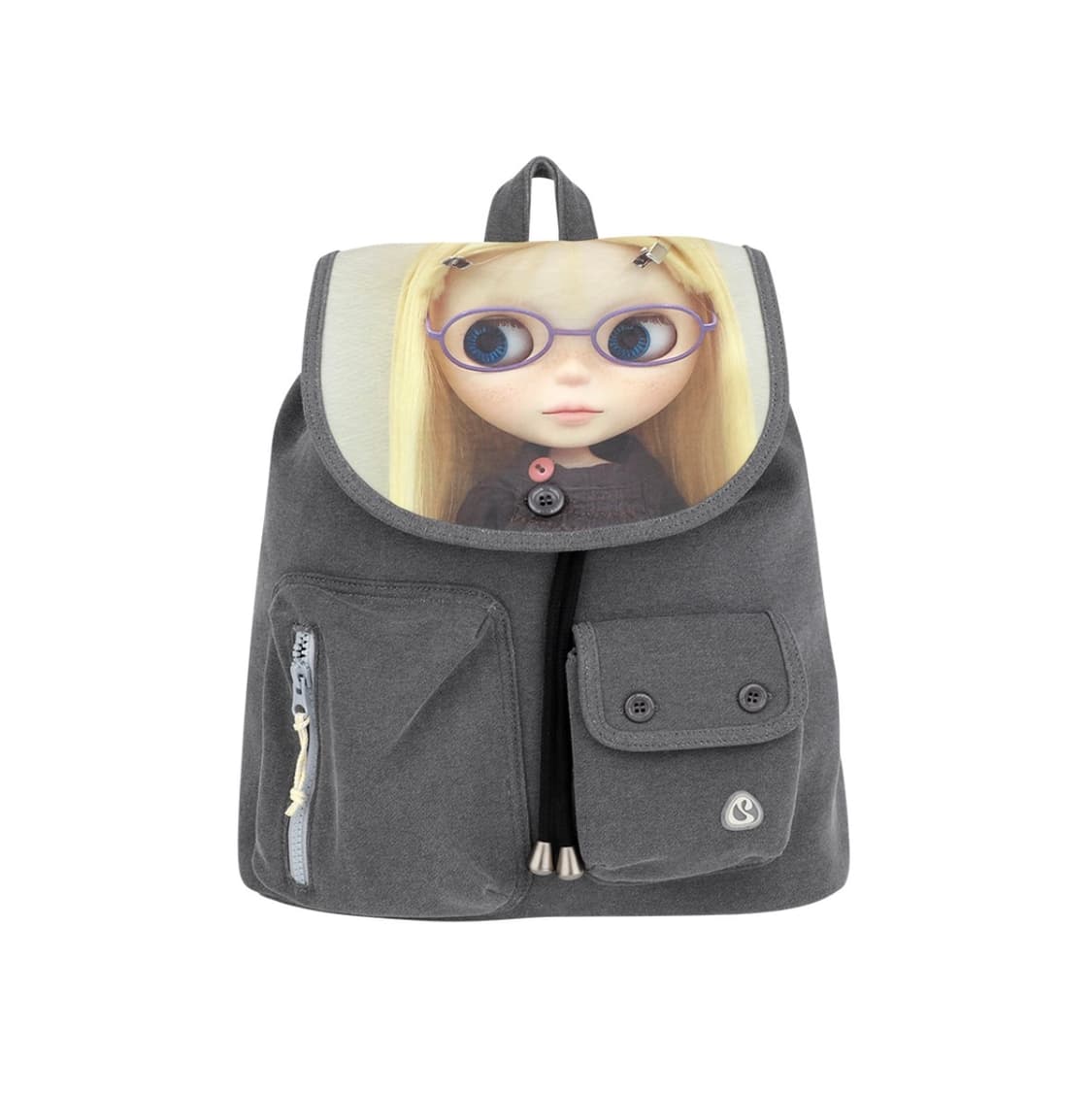 (OS) 코이세이오 브라이스 피그먼트 다이드 백팩 차콜 상품이미지1