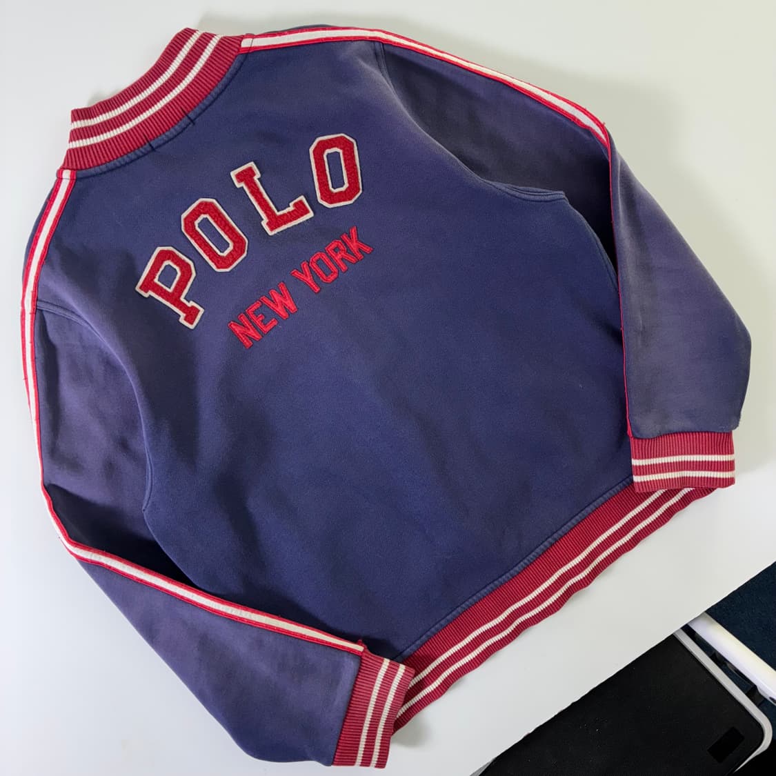 Polo  폴로 랄프로렌 P 레터맨 바시티 자켓 상품이미지2