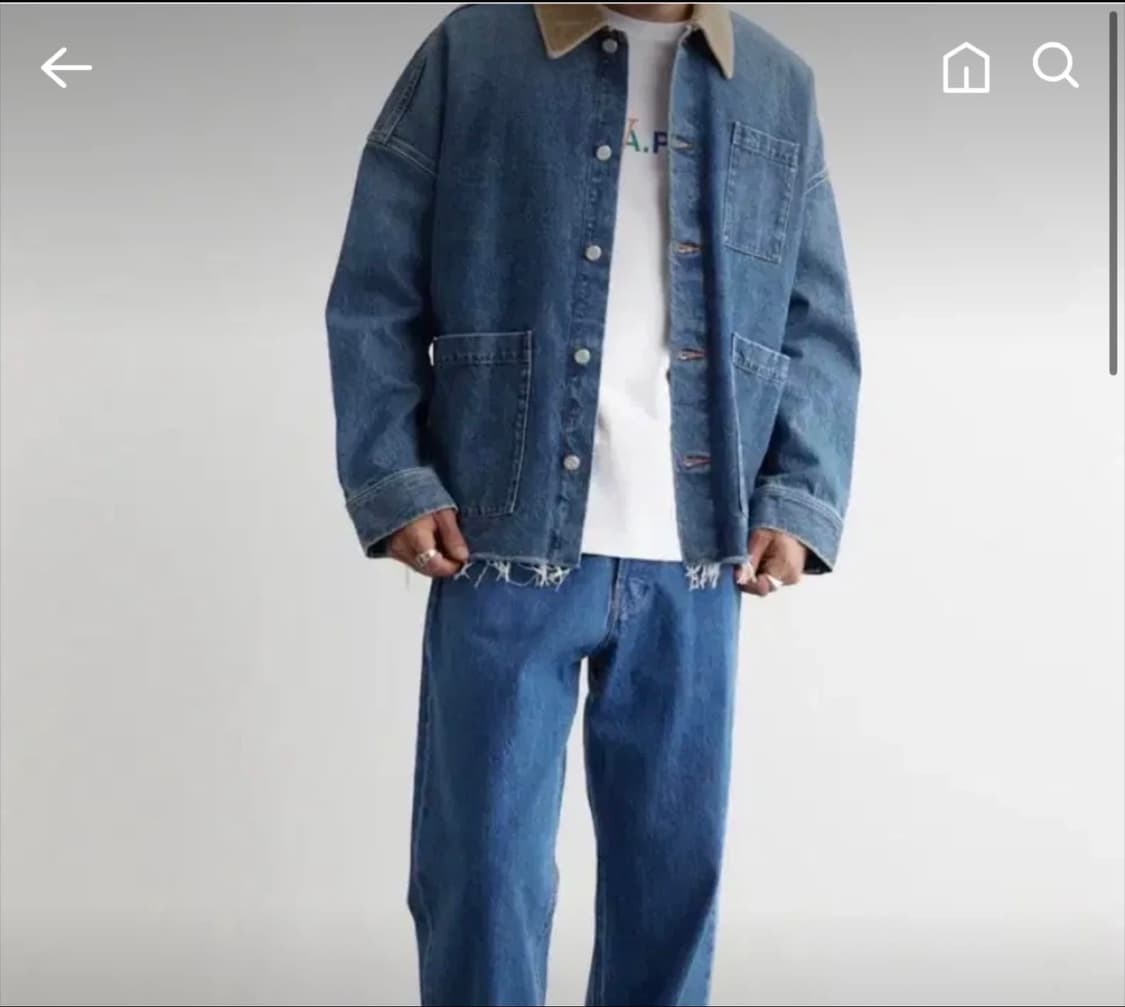 APC JWA 콜라보 데님자켓 상품이미지4